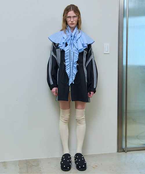 値下げ⭐️MAISONSPECIAL フリルシャツ MAISON SPECIAL（メゾンスペシャル） ブラウス シャツ Edge Trim
