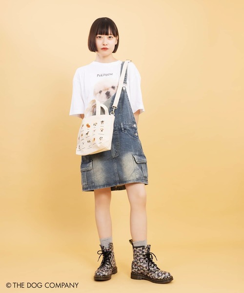 SPINNS（スピンズ）の「『THE DOG 第二弾』 おさんぽバッグ（トートバッグ・レディース・アイボリー・ONESIZE）」の4枚目の写真