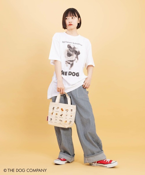 SPINNS（スピンズ）の「『THE DOG 第二弾』 おさんぽバッグ（トートバッグ・レディース・アイボリー・ONESIZE）」の5枚目の写真