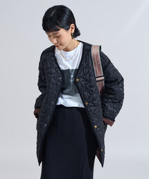 FREAK'S STORE（フリークスストア）の「変形ステッチ 裏配色 キルトジャケット/リバーシブルキルトジャケット（ミリタリージャケット）」