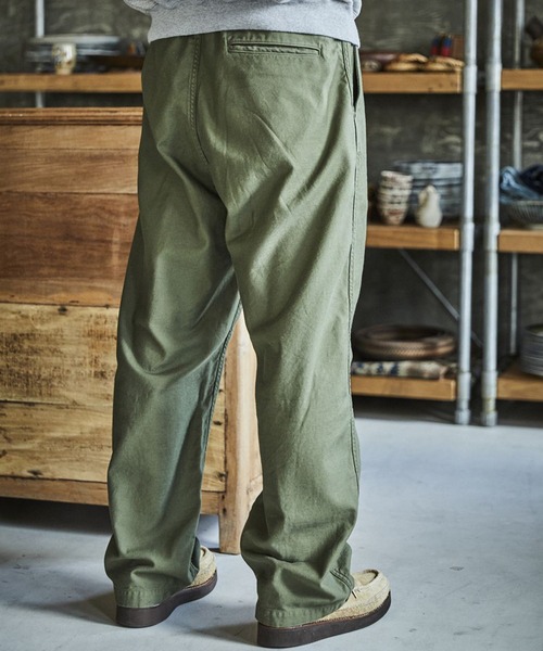 orSlow(オアスロウ)の「orSlow/オアスロウ WIDE FIT NEW YORKER イージーパンツ(その他パンツ・メンズ・ブラック/ダークオリーブ・4/3/2)」の8枚目の写真