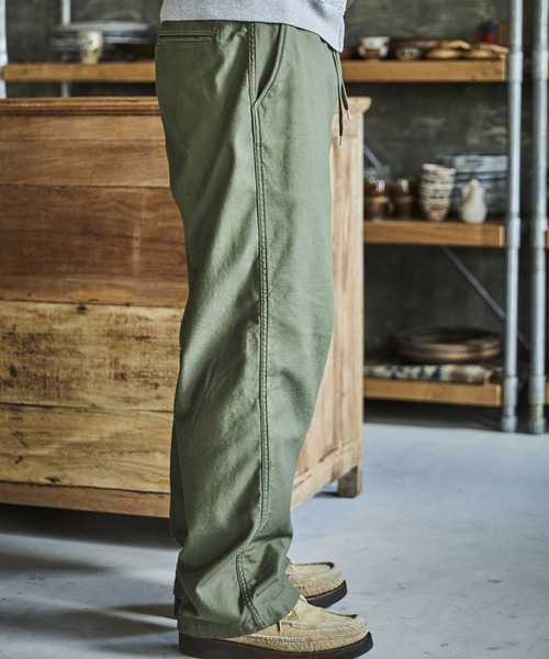 orSlow(オアスロウ)の「orSlow/オアスロウ WIDE FIT NEW YORKER イージーパンツ(その他パンツ・メンズ・ブラック/ダークオリーブ・4/3/2)」の7枚目の写真