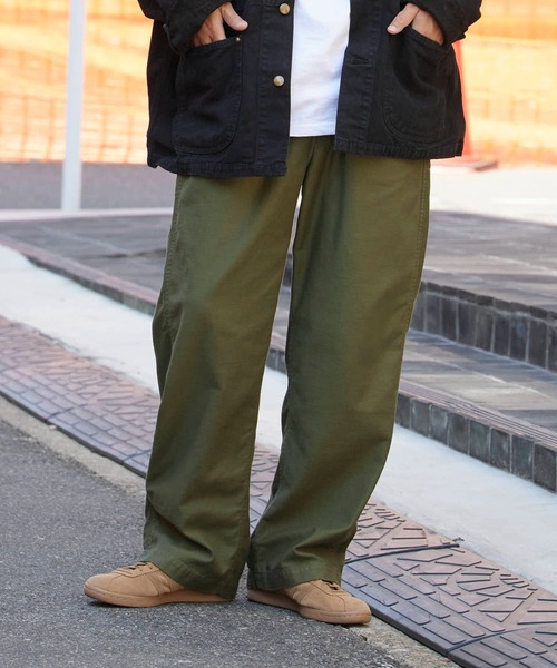 orSlow(オアスロウ)の「orSlow/オアスロウ WIDE FIT NEW YORKER イージーパンツ(その他パンツ・メンズ・ブラック/ダークオリーブ・4/3/2)」の21枚目の写真