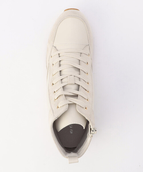 COMME CA ISM（コムサイズム）の「ハイカット　スニーカー（スニーカー・レディース・オフホワイト/ブラック・24.5cm/23.5cm）」の7枚目の写真