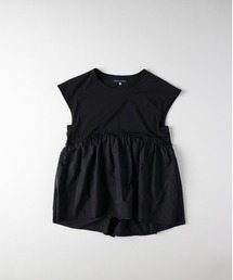 Right-on | HONEYSUCKLE ROSE(ハニーサックルローズ)接触冷感異素材切替ノースリーブTシャツ(その他トップス)