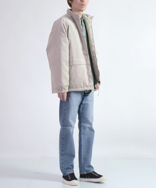 SPELLBOUND（スペルバウンド）の「[SPELLBOUND / スペルバウンド] ソリッドコットンネル スタンダードシャツ（シャツ/ブラウス・メンズ・パープル/モスグリーン/チャコールグレー・2/3/4）」の13枚目の写真