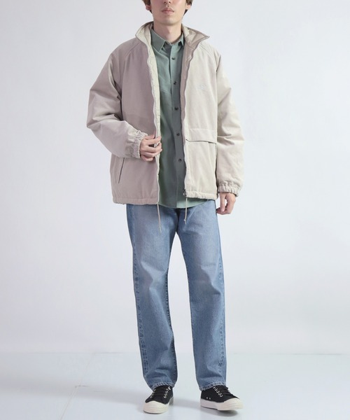 SPELLBOUND（スペルバウンド）の「[SPELLBOUND / スペルバウンド] ソリッドコットンネル スタンダードシャツ（シャツ/ブラウス・メンズ・パープル/モスグリーン/チャコールグレー・2/3/4）」の12枚目の写真