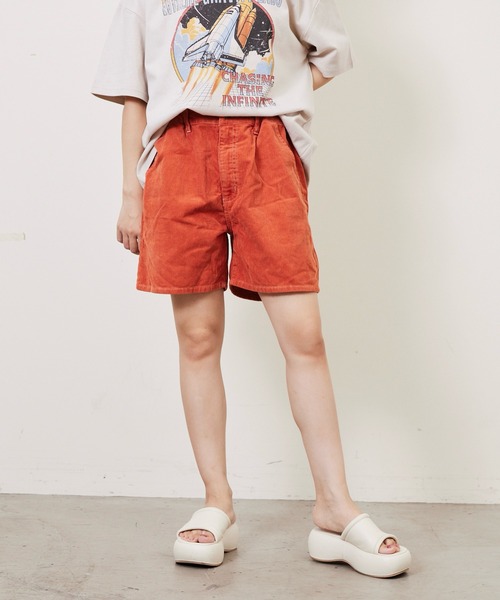 赤のプリント入りショートパンツ サイズ2 赤のプリント入りショートパンツ サイズ2 赤のプリント入りショート