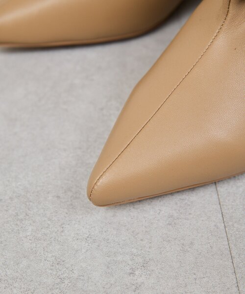 GALLARDAGALANTE(ガリャルダガランテ)の「【2.718】ドレープロングブーツ(ブーツ・レディース・ベージュ/ブラック・36/38/37)」の10枚目の写真