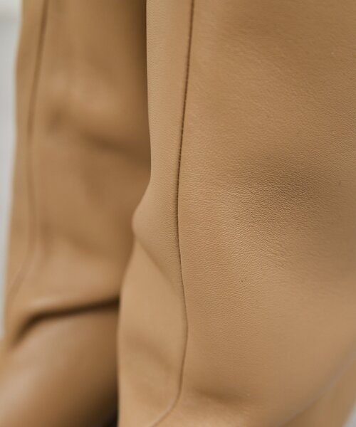 GALLARDAGALANTE(ガリャルダガランテ)の「【2.718】ドレープロングブーツ(ブーツ・レディース・ベージュ/ブラック・36/38/37)」の11枚目の写真