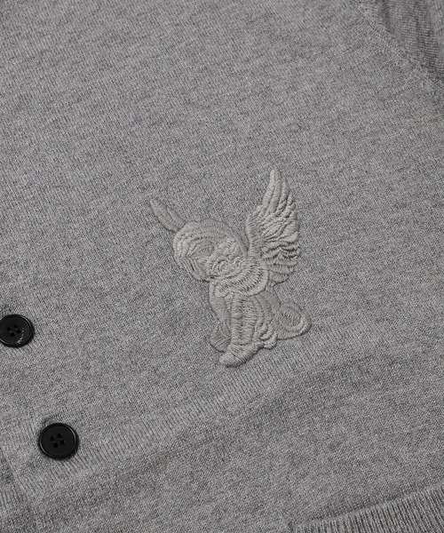 MASU（エムエーエスユー）の「10 BUTTONS CARDIGAN（カーディガン/ボレロ・メンズ・ベージュ/ピンク/グレー・48/46）」の8枚目の写真