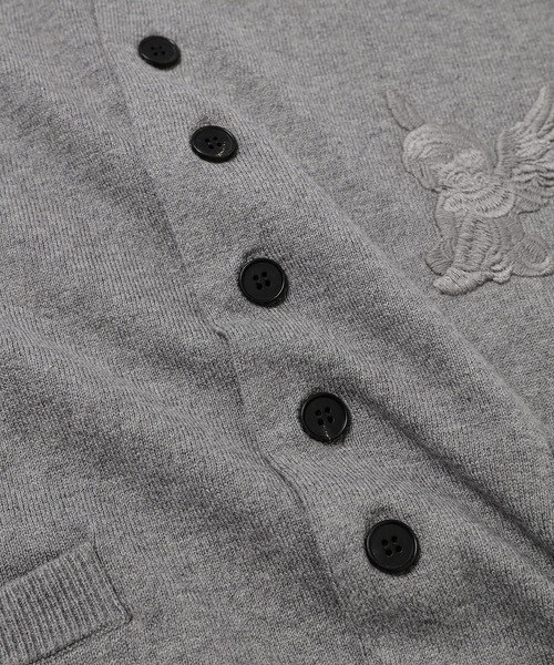 MASU（エムエーエスユー）の「10 BUTTONS CARDIGAN（カーディガン/ボレロ・メンズ・ベージュ/ピンク/グレー・48/46）」の4枚目の写真