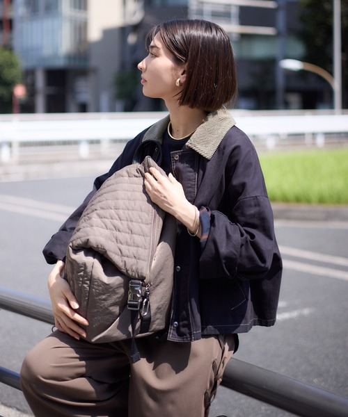 KATHARINE ROSS（キャサリンロス）の「【KATHARINE ROSS】【TREASURE TOPKAPI】キルティングアシンメトリーリュック（バックパック/リュック・レディース・ブラック/グレー・MEDIUM）」の16枚目の写真