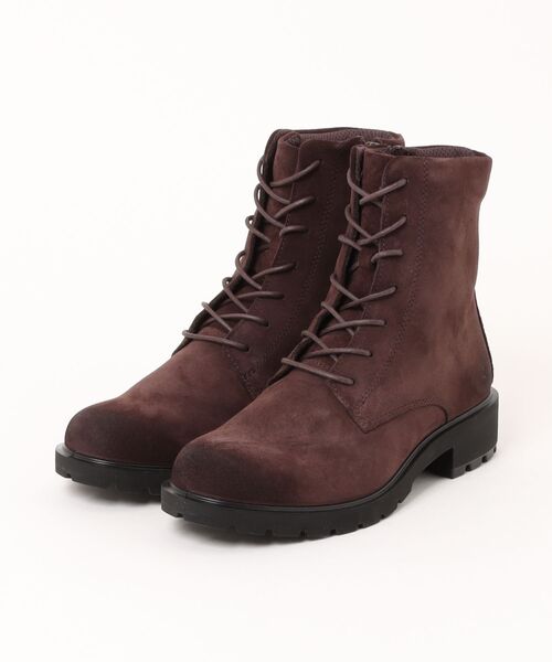 ECCO(エコー)の「軽量厚底 METROPOLE VIENNA ショートブーツ 上質スエードレザー 本革(ブーツ・メンズ・ブラウン・37)」の2枚目の写真