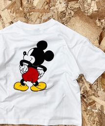 NEV（ネブ）の「【Disney/ディズニー】　MICKEY　ミッキーマウス　キッズ　オーバーサイズ　半袖Tシャツ（Tシャツ/カットソー）」