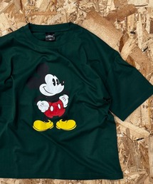 NEV（ネブ）の「【Disney/ディズニー】　MICKEY　ミッキーマウス　キッズ　オーバーサイズ　半袖Tシャツ（Tシャツ/カットソー）」