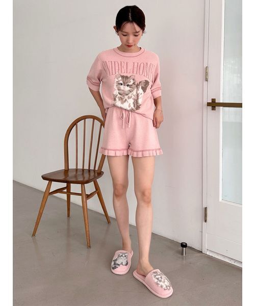 SNIDEL HOME（スナイデルホーム）の「CATラメニットプルオーバー