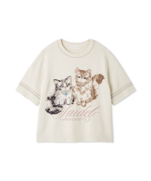 SNIDEL 猫プリント ルームウェア フリーサイズ SNIDEL 猫プリント ルームウェア フリーサイズ SNIDEL HOME