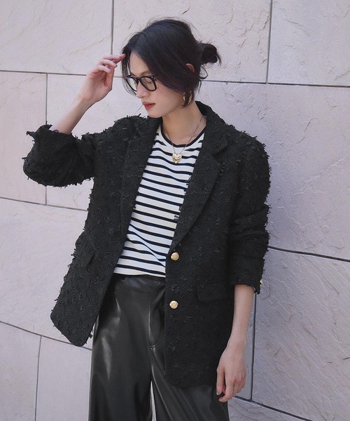 セール】【2025AW】ツイード テーラードジャケット（テーラード