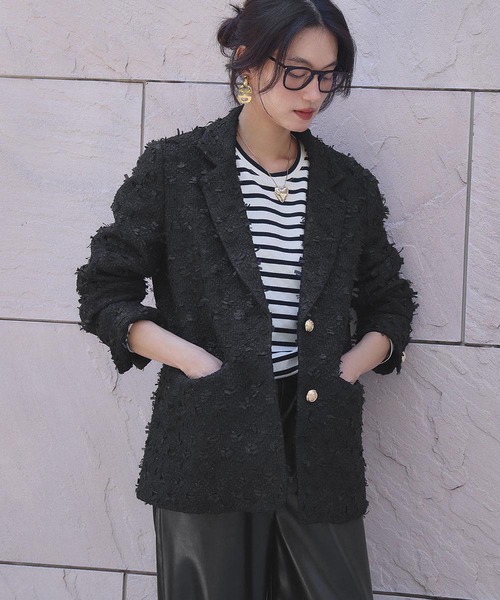 セール】【2025AW】ツイード テーラードジャケット（テーラード