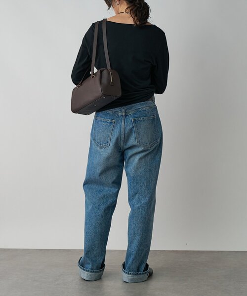 RIVE DROITE（リヴドロワ）の「【MONN.:.(モン)】OKAYAMAストレートデニム（デニムパンツ・レディース・ブルー・36/38/34）」の11枚目の写真