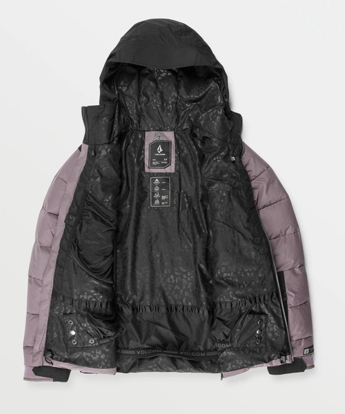 VOLCOM スノーボードウェア マウンテンパーカー 黒 M VOLCOM 24-25 VOLCOM/ボルコム HYDRO RIDING hoodie 着用説明動画