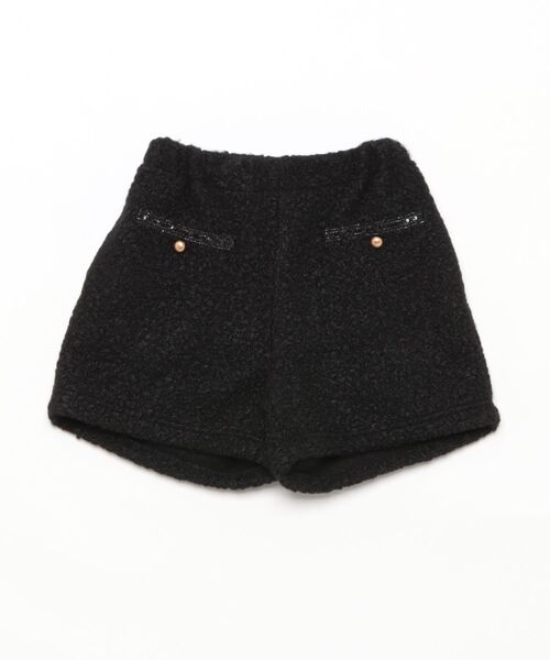 maarook(マルーク)の「プードルニットキュロット(その他パンツ・キッズ・ホワイト/ブラック・160cm/150cm/140cm)」の2枚目の写真