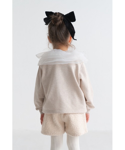 maarook(マルーク)の「プードルニットキュロット(その他パンツ・キッズ・ホワイト/ブラック・160cm/150cm/140cm)」の4枚目の写真