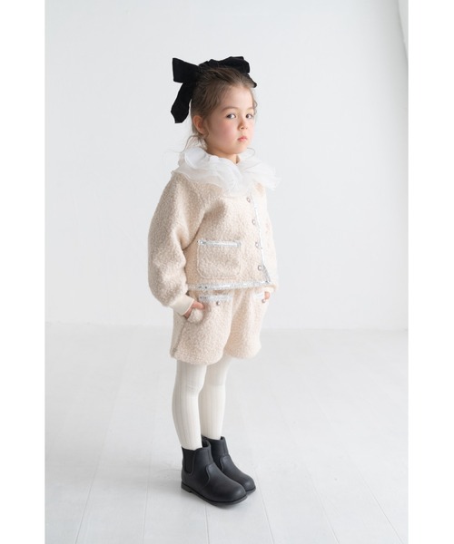 maarook(マルーク)の「プードルニットキュロット(その他パンツ・キッズ・ホワイト/ブラック・160cm/150cm/140cm)」の8枚目の写真