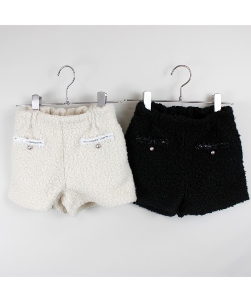 maarook(マルーク)の「プードルニットキュロット(その他パンツ・キッズ・ホワイト/ブラック・160cm/150cm/140cm)」の9枚目の写真