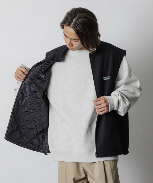 FREAK'S STORE（フリークスストア）の「限定展開 ビッグシルエット リバーシブル ダックベスト / キルティングベスト（その他アウター・メンズ・ブラウン/チャコールグレー/ブラック/ベージュ・SMALL/MEDIUM/LARGE）」の5枚目の写真