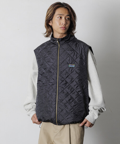 FREAK'S STORE（フリークスストア）の「限定展開 ビッグシルエット リバーシブル ダックベスト / キルティングベスト（その他アウター・メンズ・ブラウン/チャコールグレー/ブラック/ベージュ・SMALL/MEDIUM/LARGE）」の6枚目の写真