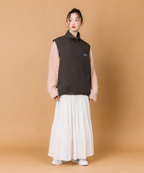 FREAK'S STORE（フリークスストア）の「限定展開 ビッグシルエット リバーシブル ダックベスト / キルティングベスト（その他アウター・メンズ・ブラウン/チャコールグレー/ブラック/ベージュ・SMALL/MEDIUM/LARGE）」の9枚目の写真