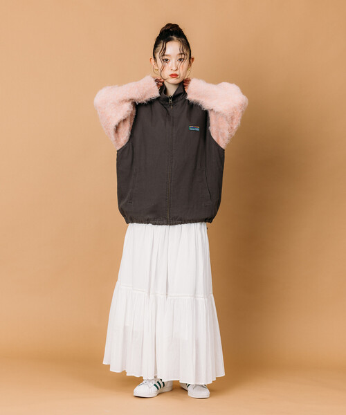 FREAK'S STORE（フリークスストア）の「限定展開 ビッグシルエット リバーシブル ダックベスト / キルティングベスト（その他アウター・メンズ・ブラウン/チャコールグレー/ブラック/ベージュ・SMALL/MEDIUM/LARGE）」の12枚目の写真