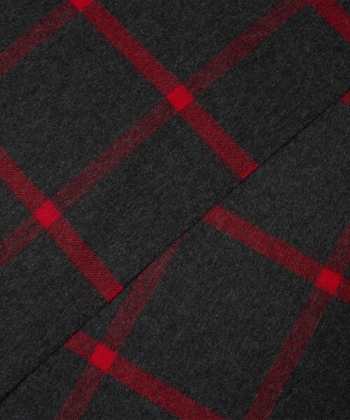 UNITED ARROWS（ユナイテッドアローズ）の「カシミヤ チェック ストール（ストール/ショール・レディース・ダークグレー/ベージュ/ブラック/オフホワイト・FREE）」の16枚目の写真