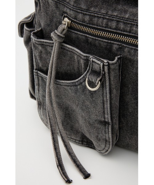 SLY（スライ）の「MULTI POCKET DENIM TOTE BAG マルチポケット トートバッグ（トートバッグ・レディース・ブラック・FREE）」の6枚目の写真