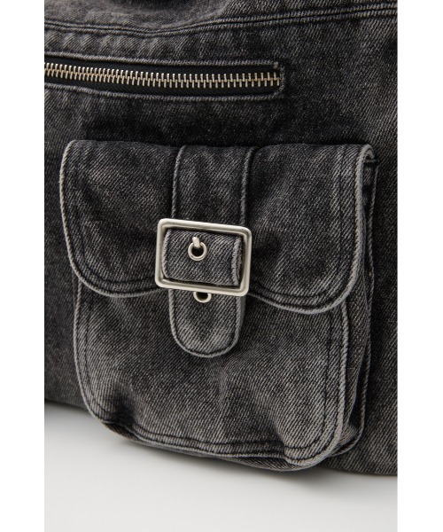 SLY（スライ）の「MULTI POCKET DENIM TOTE BAG マルチポケット トートバッグ（トートバッグ・レディース・ブラック・FREE）」の7枚目の写真