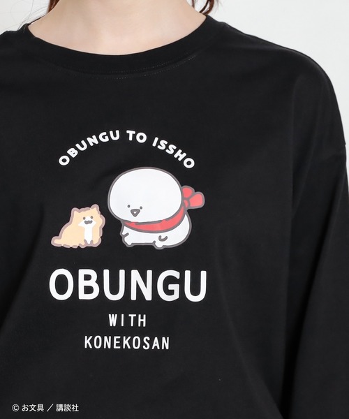 Honeys（ハニーズ）の「お文具といっしょ／Ｔシャツ（Tシャツ/カットソー・レディース・ホワイト/ピンク/ブラック/サックスブルー・S/M/L）」の2枚目の写真
