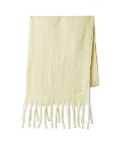 SNIDEL（スナイデル）の「ボリュームマフラー（マフラー・レディース・アイボリー/グレー/ベージュ/イエロー/ライトブルー・F）」の5枚目の写真