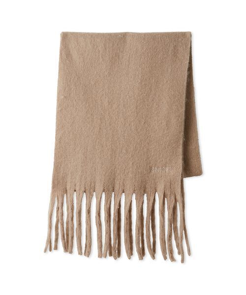 SNIDEL（スナイデル）の「ボリュームマフラー（マフラー・レディース・アイボリー/グレー/ベージュ/イエロー/ライトブルー・F）」の6枚目の写真