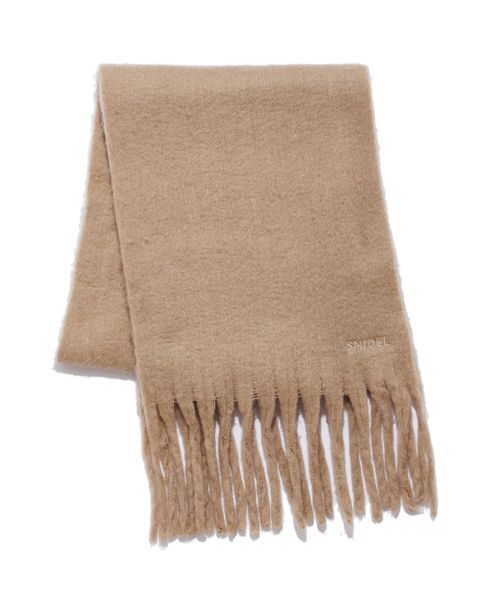 SNIDEL（スナイデル）の「ボリュームマフラー（マフラー・レディース・アイボリー/グレー/ベージュ/イエロー/ライトブルー・F）」の7枚目の写真