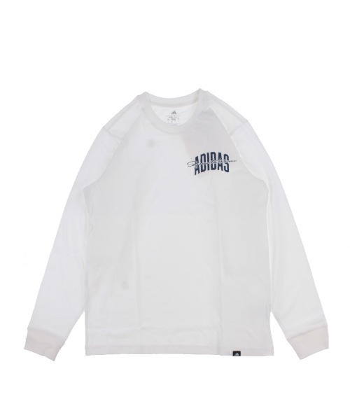 adidas(アディダス)の「【別注】アディダス adidas 長袖 グラフィックTシャツ 限定コラボ(Tシャツ/カットソー・メンズ・ダークグリーン/ネイビー/ホワイト・S/M/L/LL/3L)」の2枚目の写真