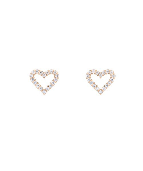 Daniel Wellington(ダニエルウェリントン)の「Mirelle Heart Earring ローズゴールド/ゴールド/シルバー(ピアス(両耳用)・レディース・イエローゴールド/シルバー/ピンクゴールド・ONESIZE)」の2枚目の写真
