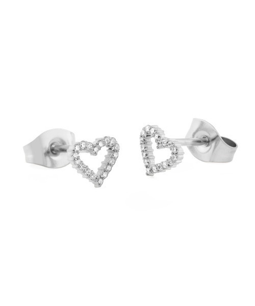 Daniel Wellington(ダニエルウェリントン)の「Mirelle Heart Earring ローズゴールド/ゴールド/シルバー(ピアス(両耳用)・レディース・イエローゴールド/シルバー/ピンクゴールド・ONESIZE)」の4枚目の写真