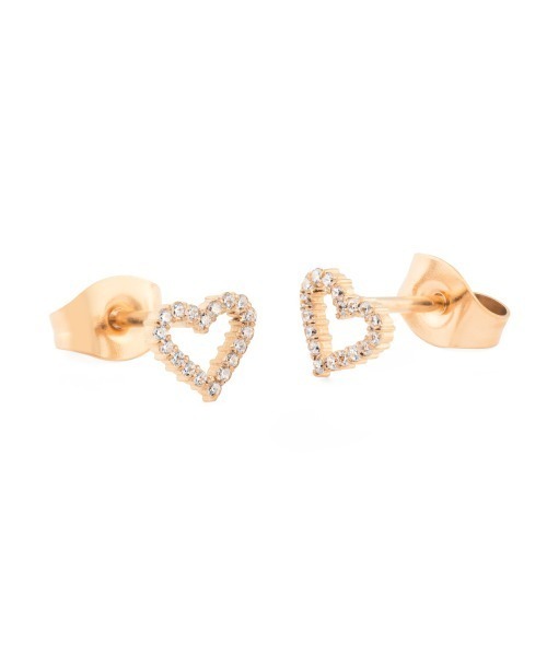 Daniel Wellington(ダニエルウェリントン)の「Mirelle Heart Earring ローズゴールド/ゴールド/シルバー(ピアス(両耳用)・レディース・イエローゴールド/シルバー/ピンクゴールド・ONESIZE)」の6枚目の写真