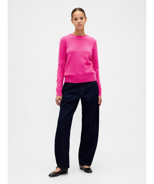 GAP(ギャップ)の「CashSoft カシミヤタッチ クルーネックセーター(ニット/セーター・レディース・ブルー/アイボリー/ネイビー/レッド/ライトグレー/イエロー/ブルー系その他/グリーン/ピンク系その他/ホワイト×ブルー/ホワイト×レッド/マルチ・XS/S/M/L/XL/XXS)」の20枚目の写真