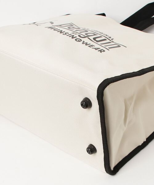 Penguin by Munsingwear（ペンギン バイ マンシングウェア）の「BIG PENGUIN TOTE（トートバッグ・メンズ・ブラック/ホワイト・F）」の10枚目の写真