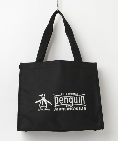 Penguin by Munsingwear（ペンギン バイ マンシングウェア）の「BIG PENGUIN TOTE（トートバッグ・メンズ・ブラック/ホワイト・F）」の13枚目の写真