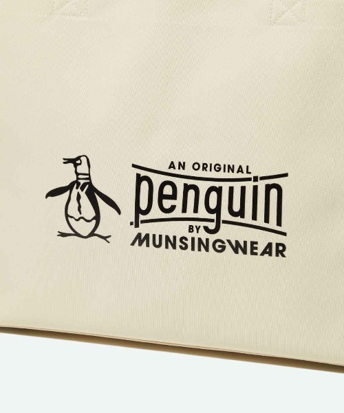 Penguin by Munsingwear（ペンギン バイ マンシングウェア）の「BIG PENGUIN TOTE（トートバッグ・メンズ・ブラック/ホワイト・F）」の6枚目の写真