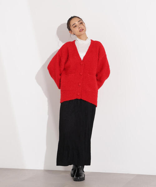N.(N. Natural Beauty Basic)(エヌエヌナチュラルビューティーベーシック)の「【PS/低身長サイズ】シュリンクナロースカート(スカート・レディース・ブラック/ブラウン/グリーン系その他・MEDIUM/P/S)」の21枚目の写真